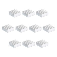 10Pcs 14x14x6mm Heatsink Aluminum Radiator Heat Sink Cooling White picture