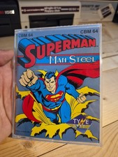 C64 : SUPERMAN THE MAN OF STEEL ORIGINAL GAME X COMMODORE 64 TAPE TYNE SOFT picture