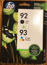 HP 92 93 Black Color Inkjet C9513FN OEM NEW Genuine Sealed Ships N 24h picture