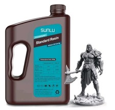 SUNLU 3kg Standard 3D Printer Resin- Reg Solid Grey 3000G picture
