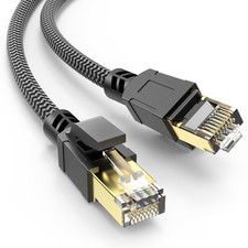 High-Performance Cat 8 Ethernet Cable 6ft, 2000MHz for Seamless Data Transfer picture