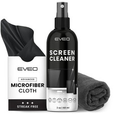 Screen Cleaner Spray and Wipe - TV screen cleaner spray and 2 Microfiber clot... picture