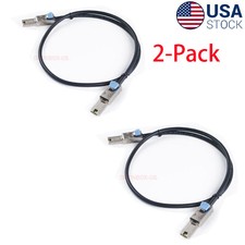 2-Pack New Dell W508F Miniature External SAS Cable 24