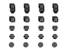 20 PCS Silver Chrome G1/4