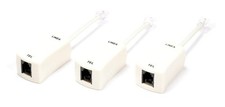 DSL Phone Line Filter | 3 Pack | Ivory | Reduce Digital Noise Caused By DSL Line picture