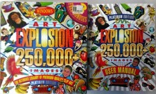 ART EXPLOSION 250,000 CLIP ART  COLLECTION WINDOWS COMPLETE with IMAGE BOOK picture