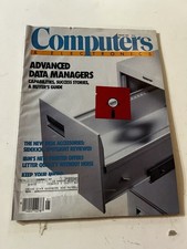 Computers & Electronics Magazine January 1985 Data Managers IBM Floppy Disk picture