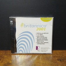 Macmillan Encyclopedia Britannica 2001 Standard Edition, 83K Articles 13K Maps picture