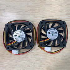 2PCS/Lot New EVERFLOW R126010BU Cooling Fan 12V 0.25A 6CM 6010 3Pin picture