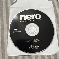 Nero Burning Rom V5. Ahead Software Vintage Computer Disk. picture