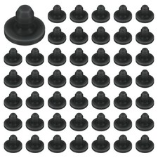 50-Packs Silicone Plugs, Hole Plugs for 2.5-3mm Hole [Black] picture