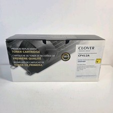 Clover Ink Toner Cartridge CF412A Yellow 410A Open Box picture
