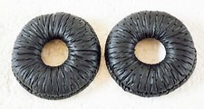 2 Plantronics Leatherette Ear Cushions for SupraPlus Wireless Headsets picture
