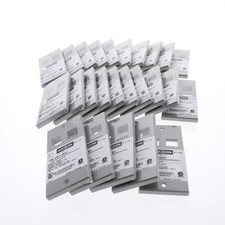 25 Hubbell Gray MultiConnect Faceplates for Krone Leviton Jacks HBLKR314SGY picture