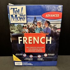 Tell Me More French Advanced Level Windows 95/98 Software Headset NEW/SEALED picture