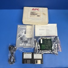 APC AP9605 SmartSlot PowerNet SNMP Adapter Card w/ Box Manual Cable & Disks picture