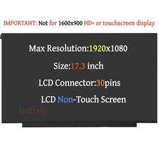 For ASUS CHROMEBOOK CXB170CKA-BCL64N6 30 Pins FHD Screen Replacement LCD Display picture