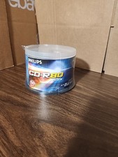 PHILIPS  50 DISCS CD-R80 48X MULTISPEED 80 MIN/700MB New In Package-Free Ship picture