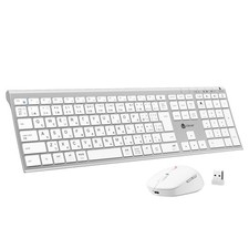 iClever DK03Combo Wireless Keyboard Mouse Set Bluetooth 2.4G Japanese JIS Layout picture