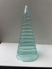 Vintage Lucite CD Stand, CD  Rack, 80s, 90s Holds 12 CDs. picture