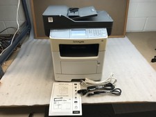 Lexmark XM1145 Monochrome Multifunction Laser Printer 228K Page Count w/ toner picture