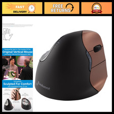 Ergonomic Wireless Vertical Mouse for Right Hand - Small, Comfort Design, 6 Butt picture