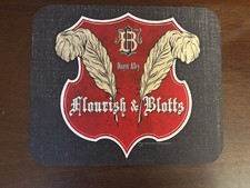 Rare Harry Potter Flourish And Blotts Mouse Pad New picture