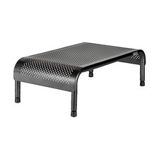 ALLSOP METAL ART ERGO 3 ADJUSTABLE MONITOR STAND, BLACK,GRAY (06494) picture