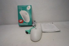 Logitech M-CAA42 2-button white PS/2 mouse, vintage mid 1990's in box picture