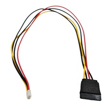 Mini 4 Pin PH 2.0mm Female to 15 Pin SATA Female HDD Power Supply Adapter Cable picture