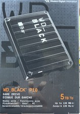 Western Digital WD_BLACK P10 5TB Portable External HDD USB 3.0 Micro USB Black picture