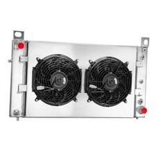 3-Row Aluminum Radiator & Shroud Fan for 1999-2013 Chevy Silverado 1500/Tahoe picture