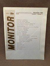 November 1989 CAPITAL PC MONITOR User Group Genealogy Shareware Music GoScript picture