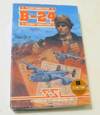 B-24 Flight Simulator Combat Simulator by SSI (1987) Commodore 64/128 Complete picture