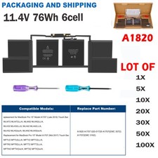 💖LOT A1820 A1707 Battery For Apple MacBook Pro 15'' Late 2016 Mid 2017 EMC 3072 picture