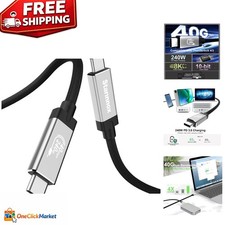 1.6Ft Thunderbolt 4 Cable - 40Gbps Transfer, 8K Support, Fast Charging Compliant picture