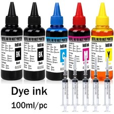 100ML CMY Dye Ink Refill Kit for HP Canon Epson Brother Inkjet Printers 301 302 picture