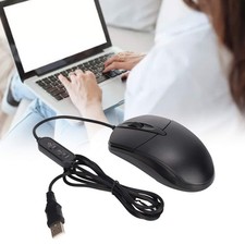 Mouse Warmer Adjustable Black 1600DPI Wired Heating Mouse for OS X picture