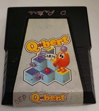 Qbert Parker Brothers Q bert 1983 Game Cartridge ATARI UNTESTED  picture