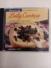 MasterCook The Complete Suite Betty Crocker  CD-ROM Windows 95/98 Sierra 2 DISCS picture