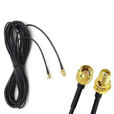 16ft WiFi Antenna Extension Cable RG174 RF SMA Male to SMA Female Coaxial Cab... picture
