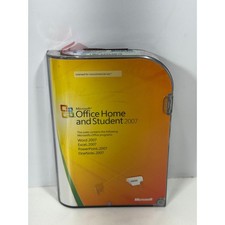 Microsoft Office Home and Student 2007 Windows Retail Box Word Excel 79G-00007 picture