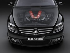 Cars brabus sv12 s biturbo coupe based on mercedes benz Desk Mat Stitched picture