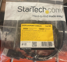 StarTech.com DisplayPort to HDMI Male Cable 3ft 1m 4K Video for Monitor Display picture