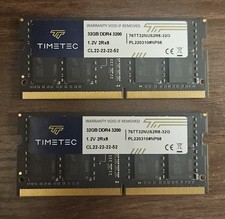 TIMETEC 64GB (2x32GB) DDR4 3200 1.2V CL22 Sodimm Model 76TT32NUS2R8-32G  picture