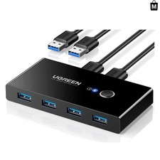 Effortless USB Device Switching for 2 PCs with One-Button Control -  Rated picture
