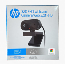 HP 320 FHD Webcam 1080p 66° Wide Angle Built-In Mic 53X26AA#ABL New Sealed  picture