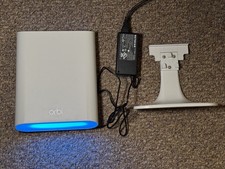 NETGEAR Orbi RBS50Yv2 Outdoor Satellite WiFi Extender Weather Resistant w/ stand picture