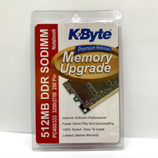 KByte 512MB DDR SODimm Notebook Memory Pc400/33 3200/2700 200 Pin picture