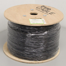 Brand New True Cable Cat6 Augmented Riser Black 1000FT picture